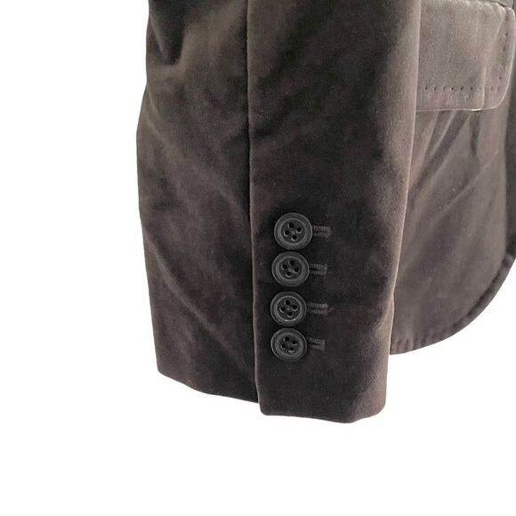 J. CREW Velvet Blazer Grey Brown 4P - Picture 8 of 9